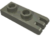 Набор LEGO Hinge Plate 1 x 2 with 3 Fingers and Hollow Studs, Темно-серый