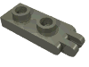 Набор LEGO Hinge Plate 1 x 2 with 2 Fingers and Hollow Studs, Темно-серый