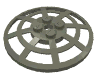 Набор LEGO Dish 6 x 6 Inverted [Radar / Webbed / anti-studs at  90В°], Темно-серый