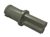 Набор LEGO Technic Axle Pin with Friction Ridges Lengthwise, Темно-серый