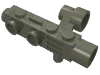 Набор LEGO Minifig Camera with Side Sight [aka Space Gun], Темно-серый