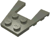 Набор LEGO Wedge Plate 4 x 4, Темно-серый