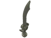 Набор LEGO Minifig Sword - Scimitar, Темно-серый