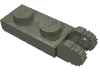 Набор LEGO Hinge Plate 1 x 2 Locking with 2 Fingers On End, Темно-серый