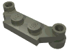 Набор LEGO Plate Special 1 x 4 Offset, Темно-серый