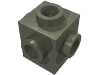 Набор LEGO Brick Special 1 x 1 Studs on 4 Sides, Темно-серый