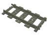 Набор LEGO Train, Track Plastic (RC Trains) Straight, Темно-серый