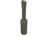 Набор LEGO Minifig Tool Screwdriver  - Narrow Head, Темно-серый