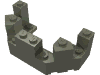 Набор LEGO Castle Turret Top 4 x 8 x 2 1/3, Темно-серый