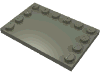 Набор LEGO Tile Special 4 x 6 with Studs on Edges, Темно-серый