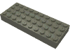 Набор LEGO Brick 4 x 10, Темно-серый