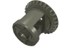 Набор LEGO Technic, Gear Differential with Inner Tabs and Closed Center, 28 Bevel Teeth, Темно-серый