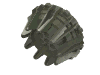 Набор LEGO Wheel Hard Plastic with Small Cleats and Flanges, Темно-серый