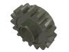 Набор LEGO Technic Gear 16 Tooth with Clutch [Smooth], Темно-серый