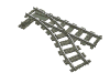 Набор LEGO Train, Track 9V Switch Point Right, Темно-серый