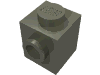 Набор LEGO Brick Special 1 x 1 with Stud on 1 Side, Темно-серый