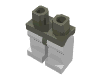 Набор LEGO Hips and White Legs, Темно-серый