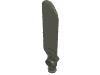 Набор LEGO Technic Rotor Blade Small with Axle and Pin Connector End, Темно-серый