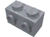 Набор LEGO Brick Special 1 x 2 with Studs on 1 Side, Серебристый металлик