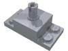 Набор LEGO Brick Special 2 x 2 with Top Pin and 1 x 2 Side Plates, Серебристый металлик