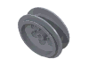 Набор LEGO Wheel 62.4 x 20 with Extended Axle Stem, Серебристый металлик