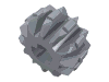 Набор LEGO Technic Gear 12 Tooth Double Bevel, Серебристый металлик