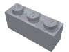 Набор LEGO Brick 1 x 3, Серебристый металлик