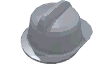 Набор LEGO Minifig Fire Helmet, Серебристый металлик