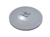 Набор LEGO Dish 8 x 8 Inverted [Radar], Серебристый металлик