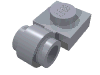 Набор LEGO Plate Special 1 x 1 with Clip Light [Thick Ring], Серебристый металлик