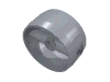 Набор LEGO Technic Cylinder 4 x 4 with Pin Holes and Centre Bar, Серебристый металлик