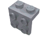 Набор LEGO Bracket 1 x 2 - 2 x 2, Серебристый металлик