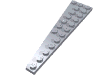 Набор LEGO Wedge Plate 12 x 3 Right, Серебристый металлик