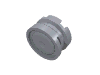 Набор LEGO Wheel 11 x 6 with Smooth Hubcap, Серебристый металлик
