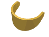 Набор LEGO Minifig Visor For Standard Helmet, Золотистый металлик