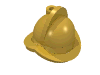 Набор LEGO Minifig Helmet - Conquistador, Золотистый металлик