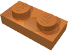 Набор LEGO Plate 1 x 2, Medium Dark Flesh