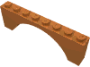 Набор LEGO Brick Arch 1 x 8 x 2, Medium Dark Flesh