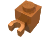 Набор LEGO Brick Special 1 x 1 with Clip Vertical [Thick U Clip, Solid Stud], Medium Dark Flesh