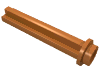 Набор LEGO Technic Axle 3 with Stud, Medium Dark Flesh