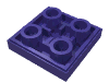 Набор LEGO Tile Special 2 x 2 Inverted, Темно-фиолетовый