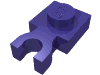Набор LEGO Plate Special 1 x 1 with Clip Vertical [Thick U Clip], Темно-фиолетовый
