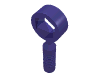 Набор LEGO Minifig Tool Box Wrench - 6-Rib Handle, Темно-фиолетовый