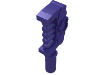 Набор LEGO Friends Accessories Comb with Handle and 3 Hearts, Темно-фиолетовый