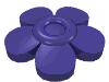 Набор LEGO Friends Accessories Hair Decoration, Flower with 5 Smooth Petals and Pin, Темно-фиолетовый