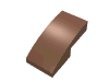 Набор LEGO Slope Curved 2 x 1 No Studs [1/2 Bow], Dark Flesh