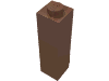 Набор LEGO Brick 1 X 1 X 3, Dark Flesh