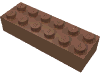 Набор LEGO Brick 2 x 6, Dark Flesh