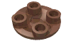 Набор LEGO Plate Round 2 x 2 with Rounded Bottom [Boat Stud], Dark Flesh