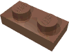 Набор LEGO Plate 1 x 2, Dark Flesh